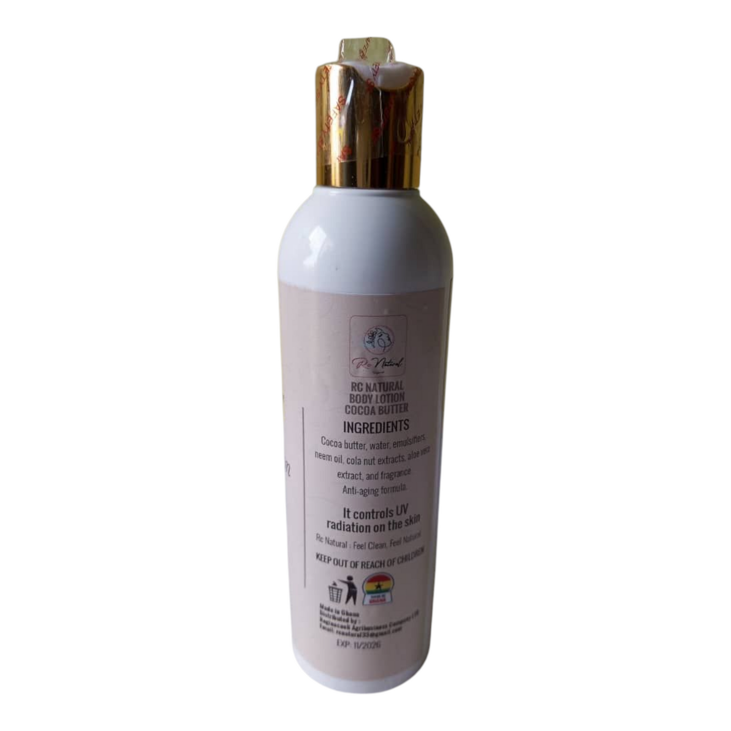Rc natural Cocoa Butter reparing and glowing lotion