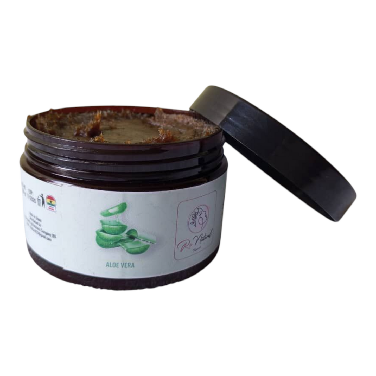 Rc natural exfoliant African black soap paste concentrated with Aloe vera