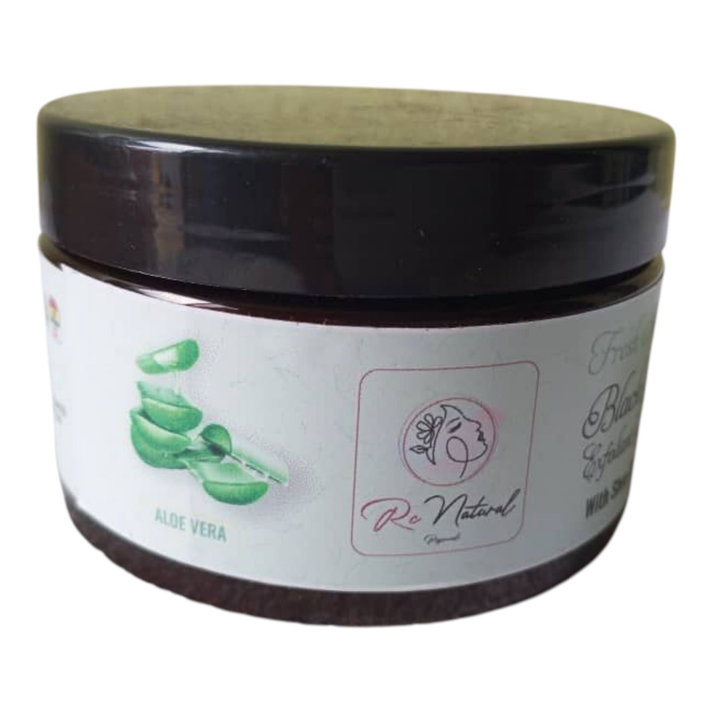 Rc natural exfoliant African black soap paste concentrated with Aloe vera