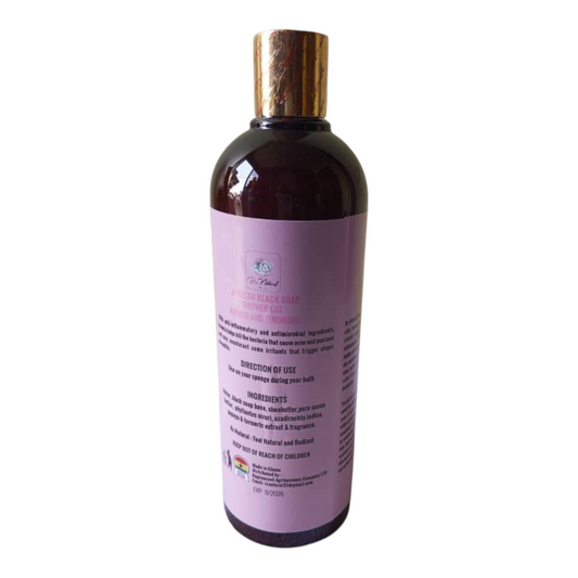Rc natural African Black Soap  gel concentrated with turmeric and papaya